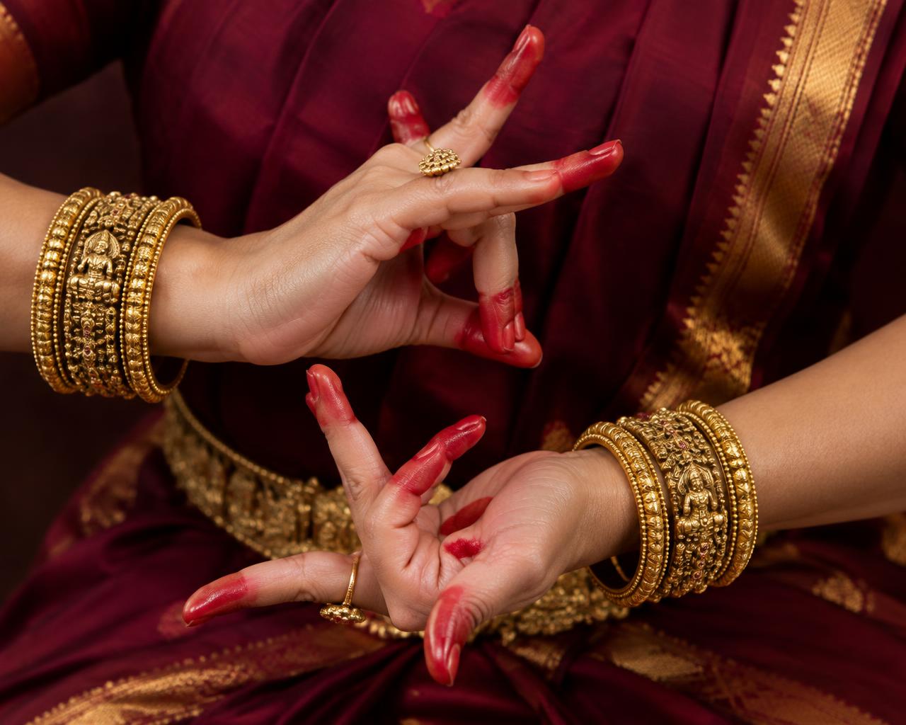 Developing Technique — representative Kuchipudi imagery